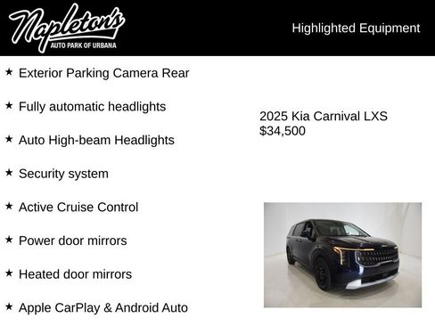 Used 2025 Kia Carnival FWD image 16