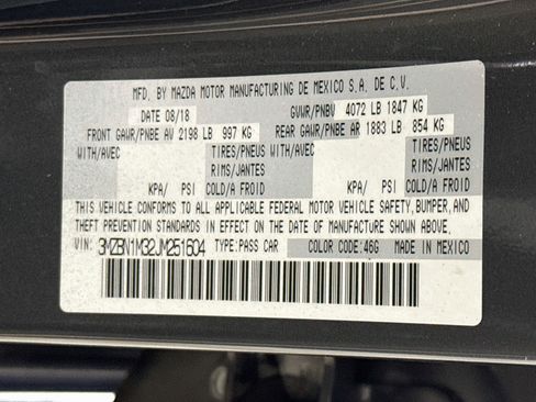 Used 2018 MAZDA MAZDA3 Grand Touring w/ Premium Equipment Package FWD image 40