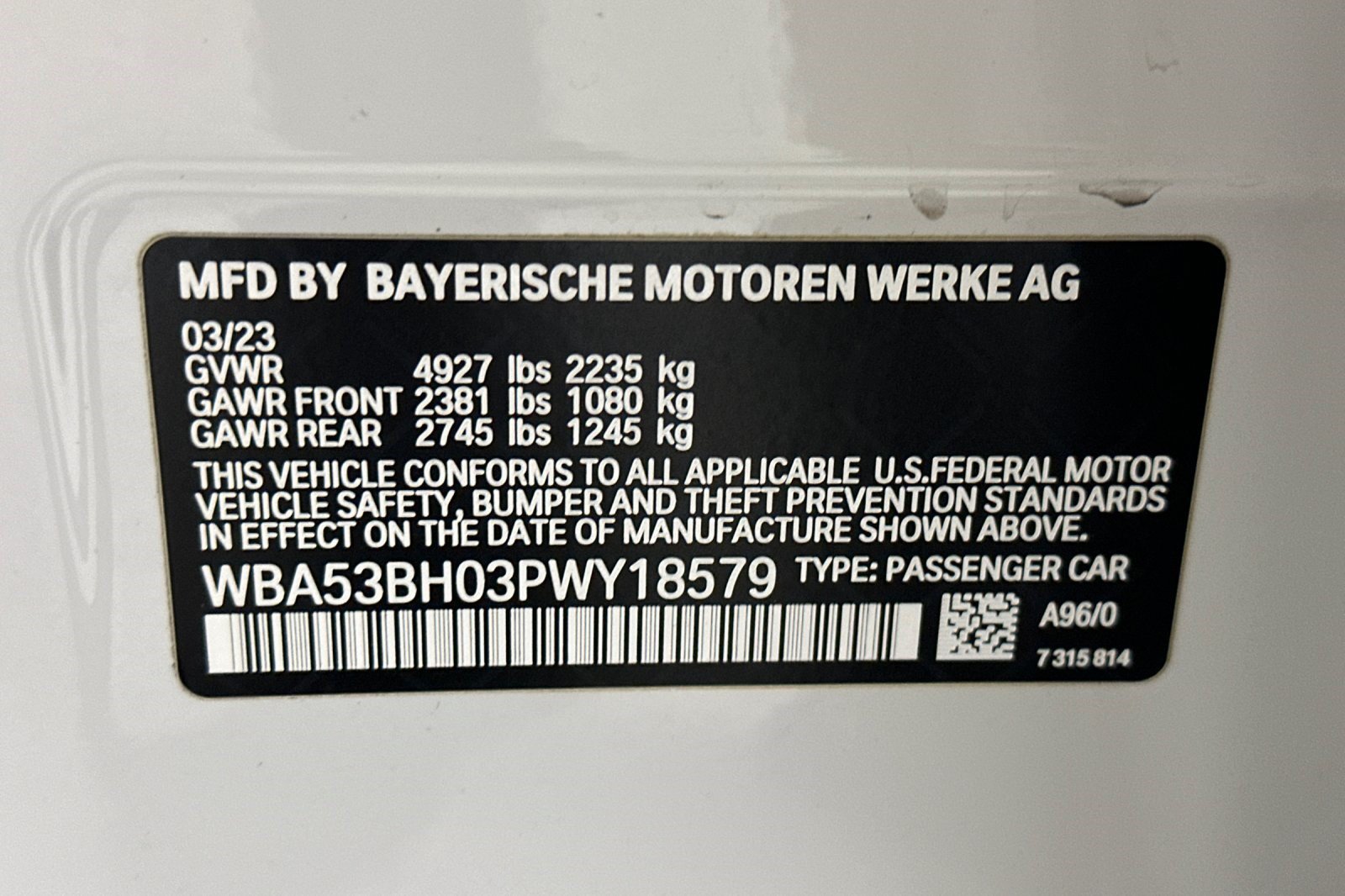 Certified 2023 BMW 530i w/ Convenience Package RWD image 28