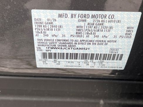 New 2026 Ford Explorer Tremor w/ Tremor Ultimate Package AWD/4WD image 26