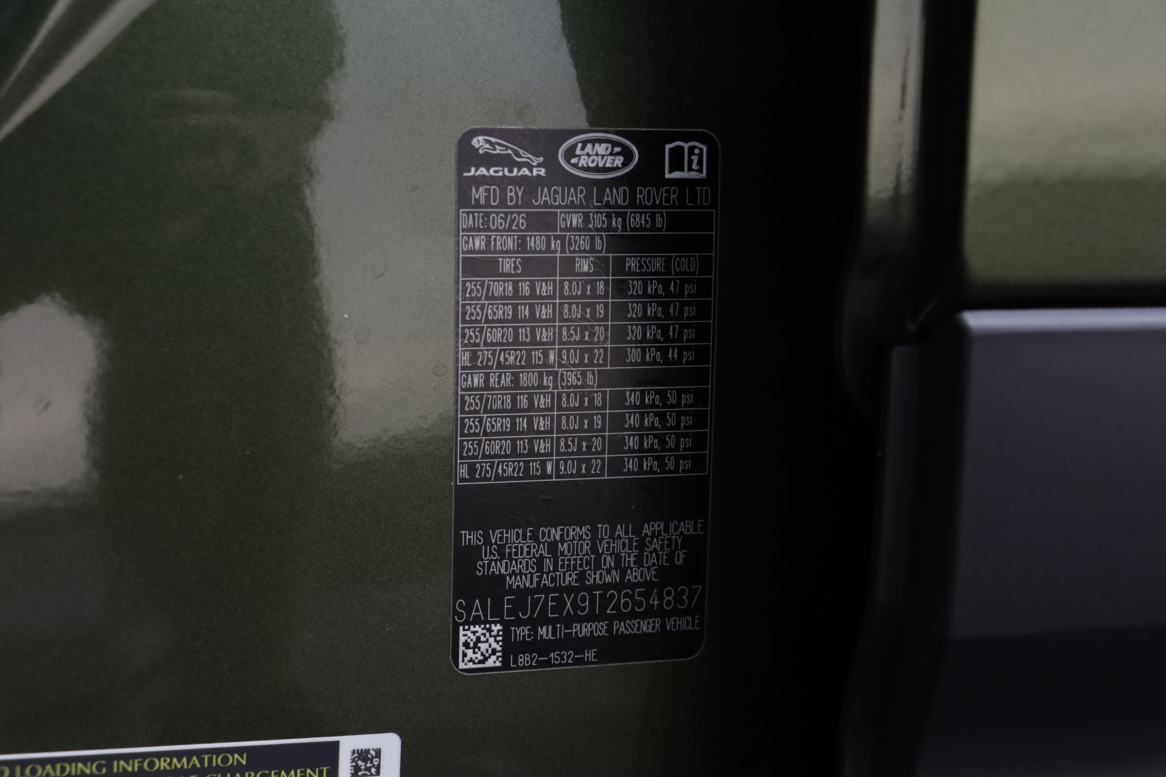New 2026 Land Rover Defender 110 S AWD/4WD image 26