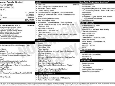 Used 2018 Hyundai Sonata Limited w/ Limited Ultimate Package 03 image 6