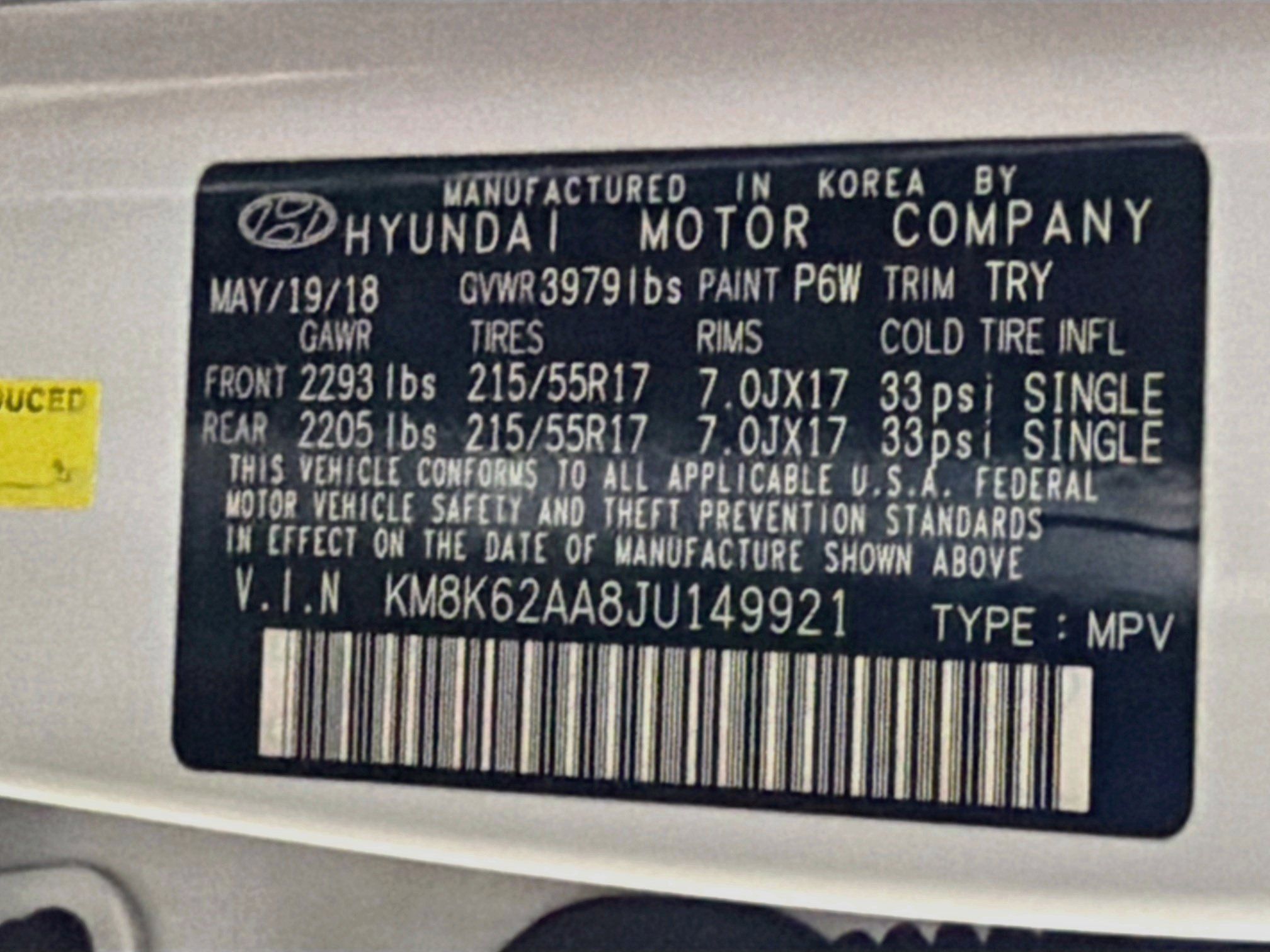 Used 2018 Hyundai Kona SEL w/ SEL Tech Package 02 FWD image 12
