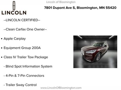 Certified 2022 Lincoln Aviator Reserve w/ Elements Package Plus image 6