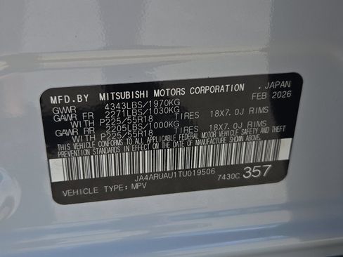 Used 2026 Mitsubishi Outlander Sport LE AWD/4WD image 26