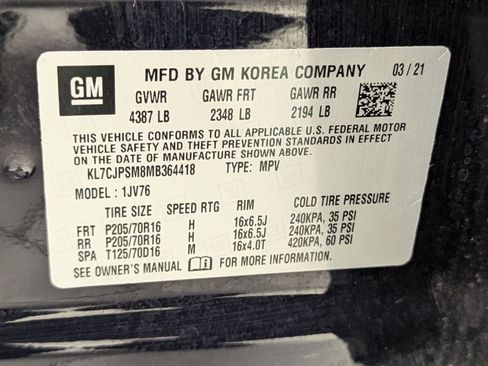 Used 2021 Chevrolet Trax LT w/ LT Convenience Package image 19