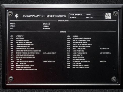 Certified 2024 Ferrari 296 GTS image 54