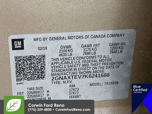 Used 2019 Chevrolet Equinox LT w/ Driver Convenience Package image 33