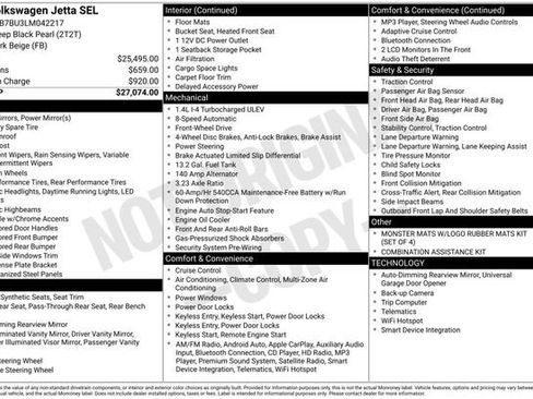 Used 2020 Volkswagen Jetta SEL image 2
