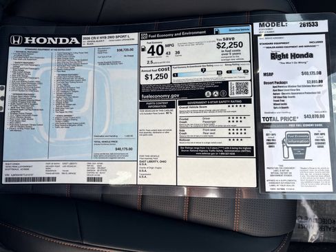 New 2026 Honda CR-V Sport-L image 20