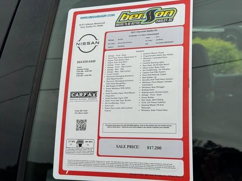 Used 2021 Chevrolet Malibu RS FWD image 26