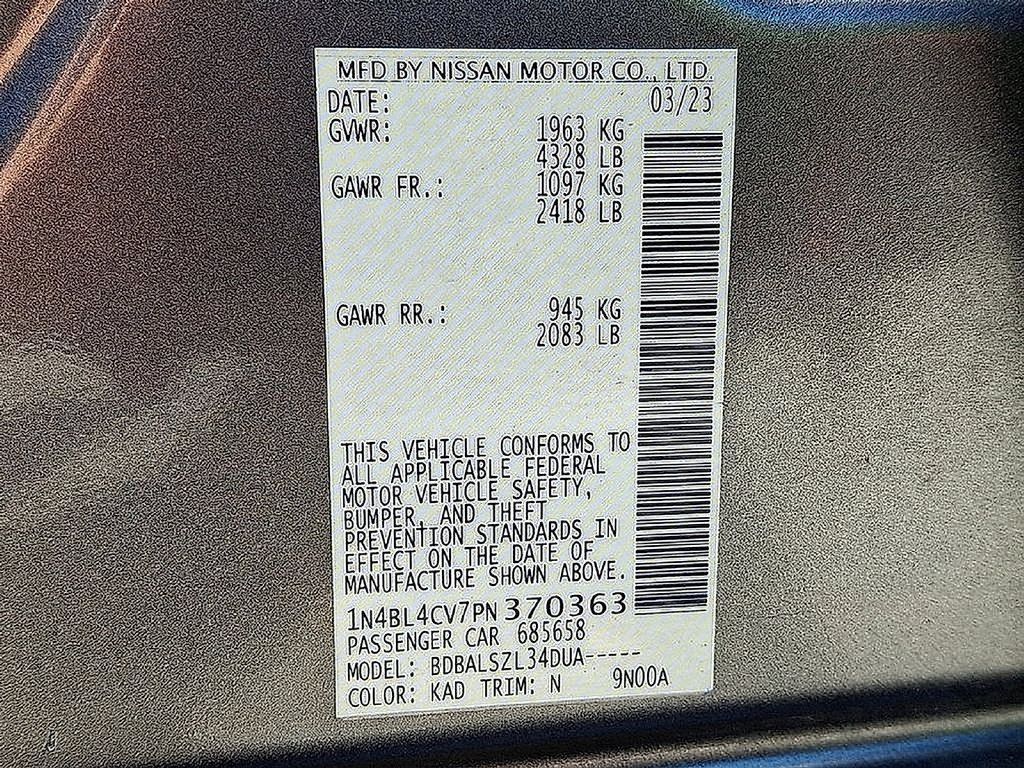 Used 2023 Nissan Altima 2.5 SR FWD image 26