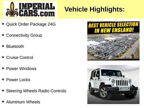 Used 2017 Jeep Wrangler Unlimited Sahara w/ Connectivity Group AWD/4WD image 7