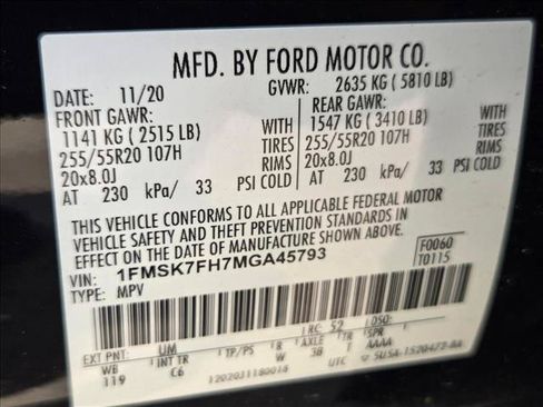 Used 2021 Ford Explorer Limited w/ Equipment Group 301A RWD image 17