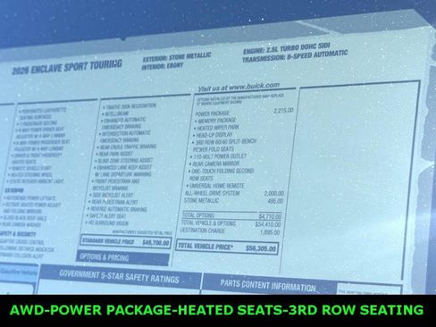 New 2026 Buick Enclave Sport Touring w/ Power Package image 6
