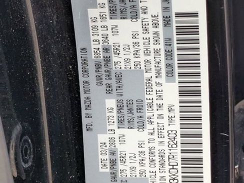 Used 2024 MAZDA CX-90 3.3 Turbo w/ Premium Package image 35