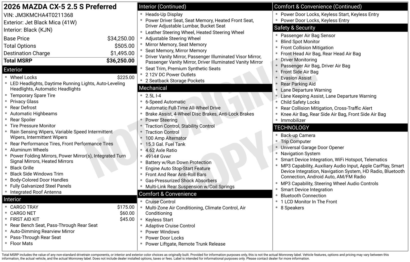 New 2026 MAZDA CX-5 Preferred AWD/4WD image 22
