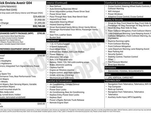 New 2026 Buick Envista Avenir image 25