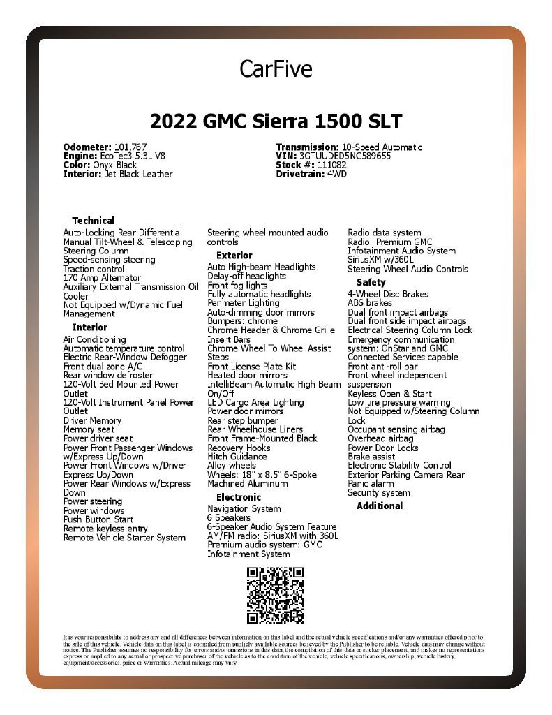 Used 2022 GMC Sierra 1500 SLT AWD/4WD image 30