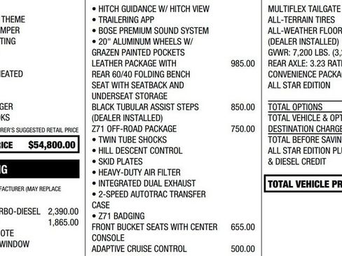 Certified 2025 Chevrolet Silverado 1500 RST w/ All Star Edition Plus AWD/4WD image 2