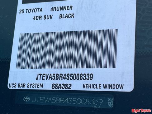 Certified 2025 Toyota 4Runner SR5 AWD/4WD image 35