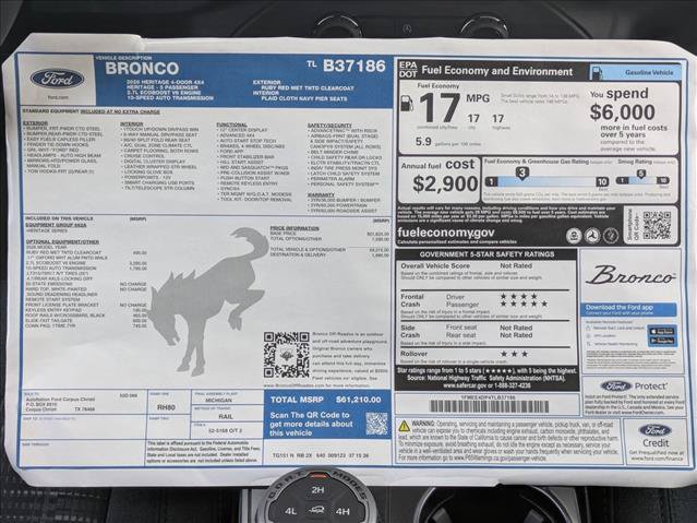 New 2026 Ford Bronco Heritage Edition AWD/4WD image 18