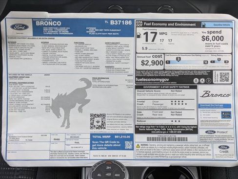 New 2026 Ford Bronco Heritage Edition AWD/4WD image 18