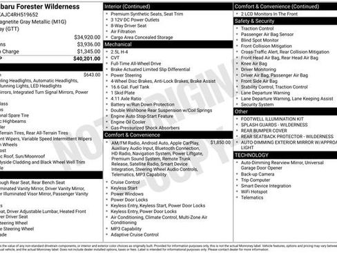 Used 2024 Subaru Forester Wilderness AWD/4WD image 38