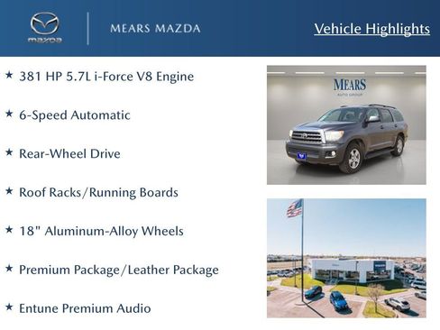 Used 2017 Toyota Sequoia SR5 w/ Premium Package image 2