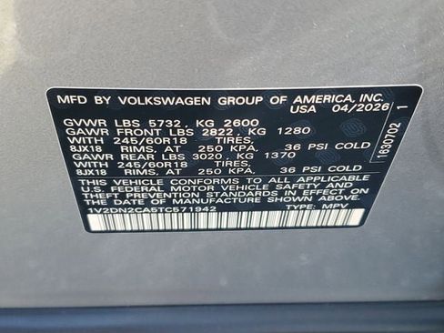 New 2026 Volkswagen Atlas SE FWD image 28