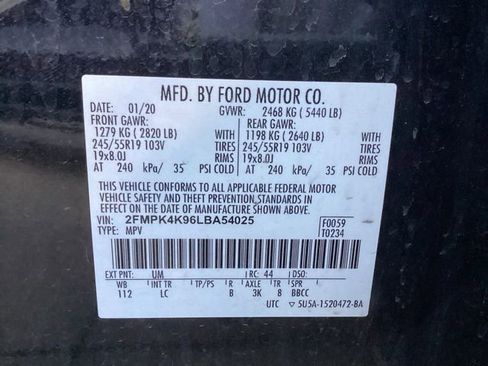 Used 2020 Ford Edge Titanium AWD/4WD image 38