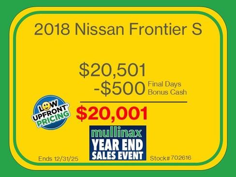 Used 2018 Nissan Frontier S image 3