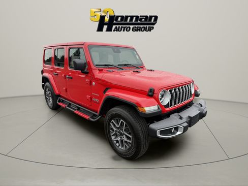 Used 2024 Jeep Wrangler Unlimited Sahara w/ Safety Group AWD/4WD image 7