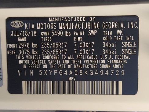 Used 2019 Kia Sorento FWD V6 image 33