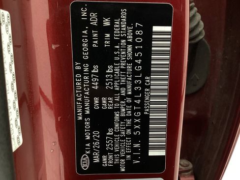 Used 2020 Kia Optima SE image 50