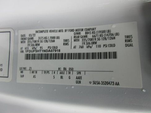 Used 2022 Ford F550 4x4 Regular Cab Super Duty image 57