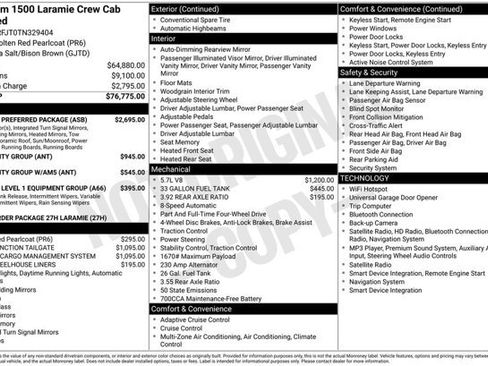 Used 2026 RAM 1500 Laramie w/ Laramie Preferred Package AWD/4WD image 39