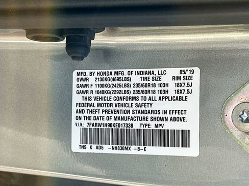 Used 2019 Honda CR-V Touring image 33