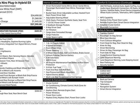 Certified 2025 Kia Niro EX w/ EX Cold Weather Package FWD image 31