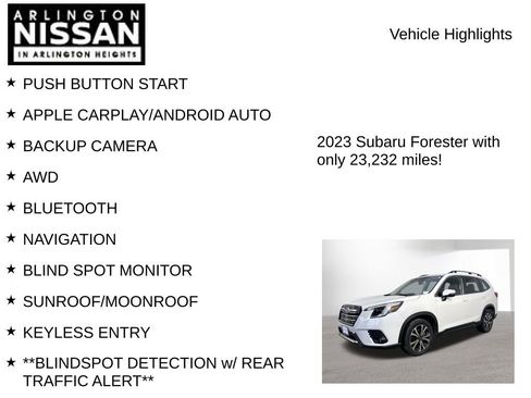 Used 2023 Subaru Forester Limited AWD/4WD image 7