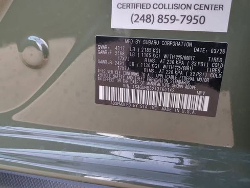 New 2026 Subaru Crosstrek 2.5i image 33