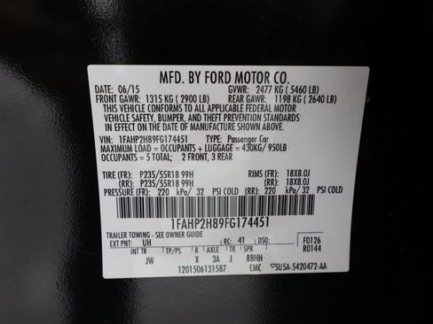 Used 2015 Ford Taurus SEL image 40