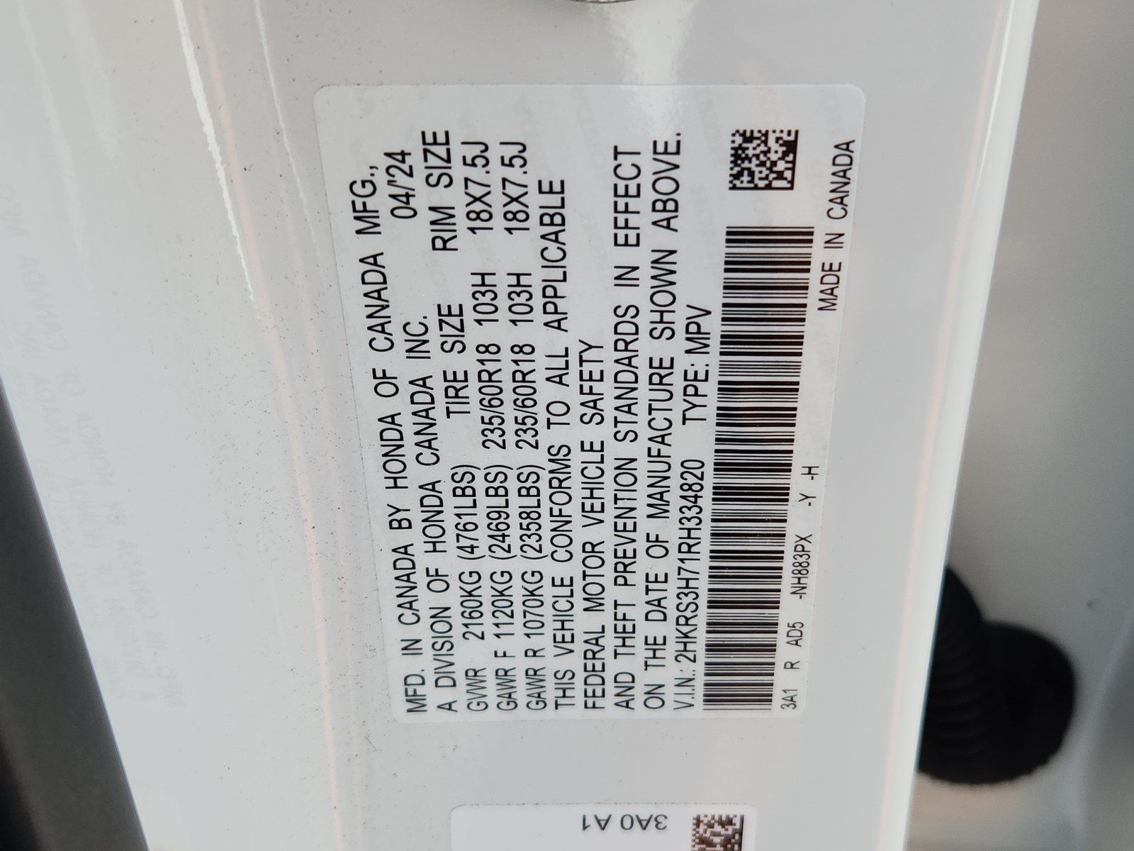 Used 2024 Honda CR-V EX-L image 18