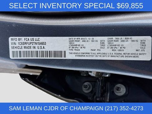 New 2026 RAM 1500 RHO w/ Bed Utility Group image 30