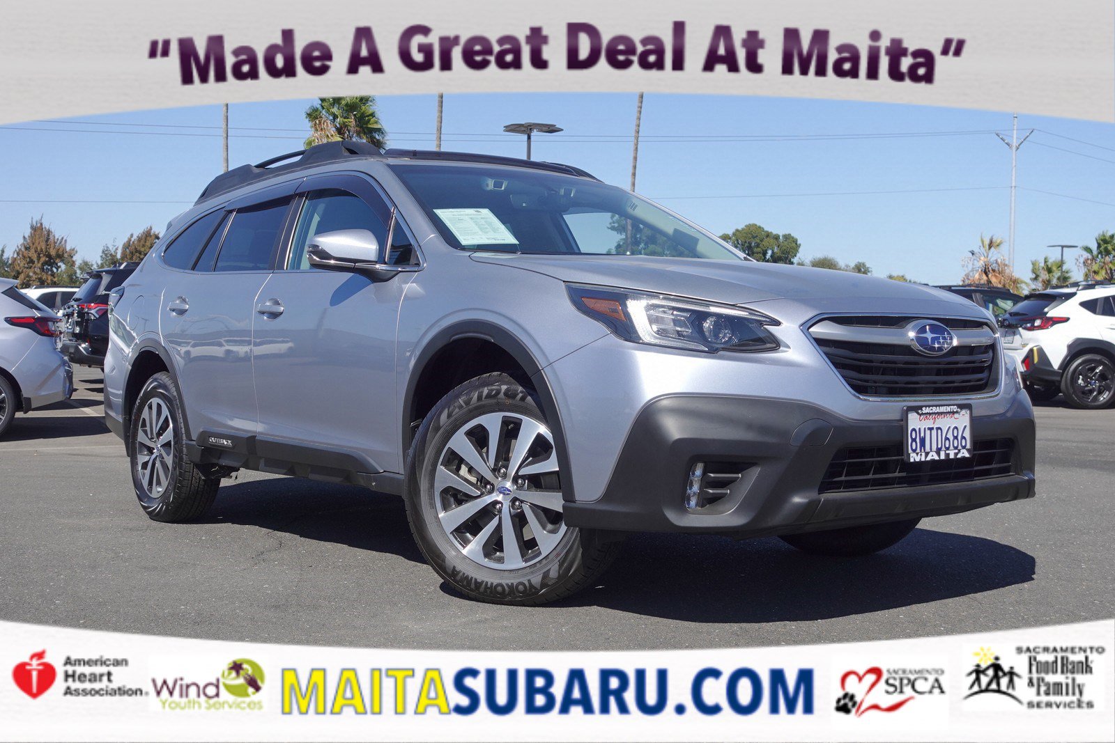 Certified 2021 Subaru Outback Premium AWD/4WD image 1