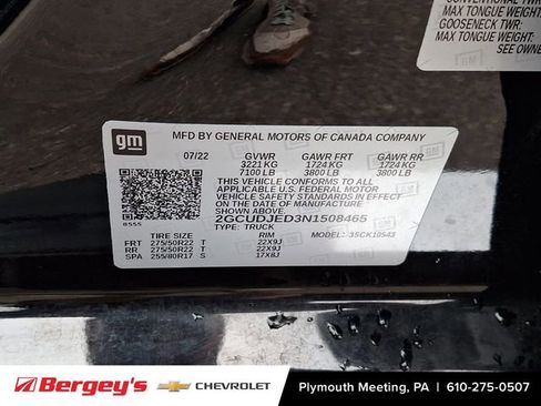 Certified 2022 Chevrolet Silverado 1500 High Country w/ High Country Premium Package AWD/4WD image 30