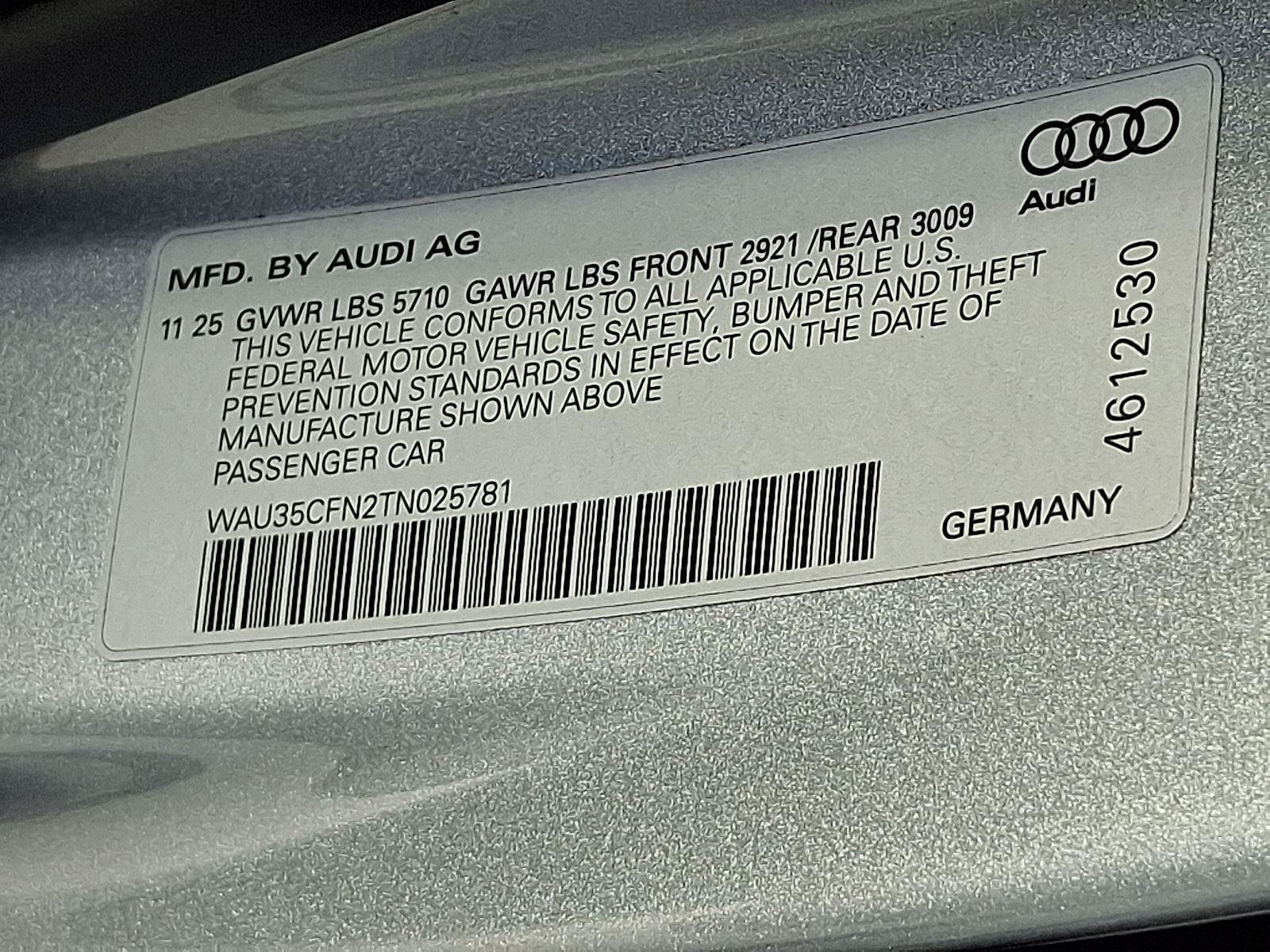 Certified 2026 Audi A6 Prestige w/ Prestige Package AWD/4WD image 27