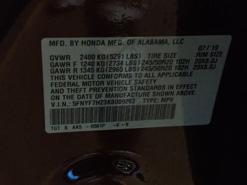 Used 2019 Honda Passport Sport image 33