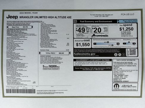 Used 2022 Jeep Wrangler Unlimited Sahara AWD/4WD image 33