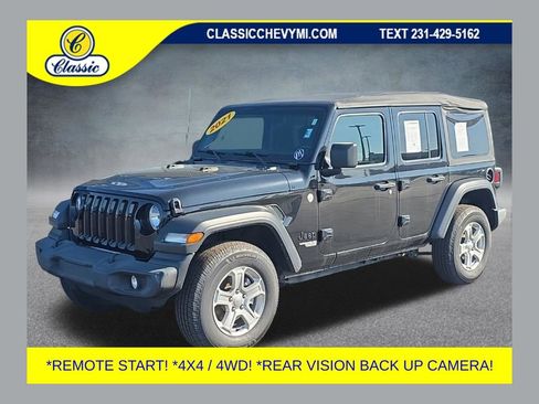 Used 2021 Jeep Wrangler Unlimited Sport AWD/4WD image 1